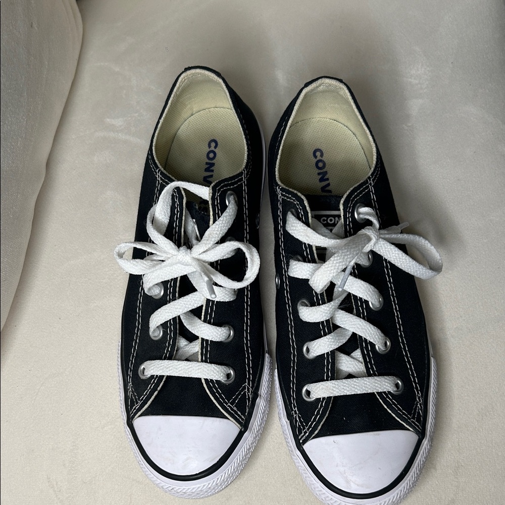 Converse Kids Black and White Sneakers